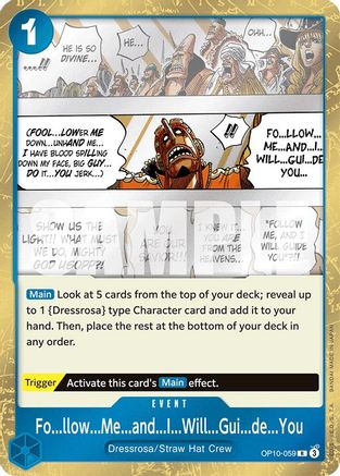 Fo...llow...Me...and...I...Will...Gui...de...You (OP10-059) (Foil)