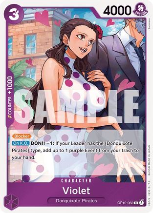 Violet (OP10-062) (Foil)