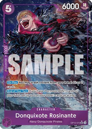 Donquixote Rosinante (Parallel) (OP10-072) (Foil)