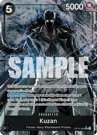 Kuzan (Parallel) (OP10-082) (Foil)