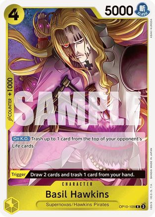 Basil Hawkins (OP10-109) (Foil)