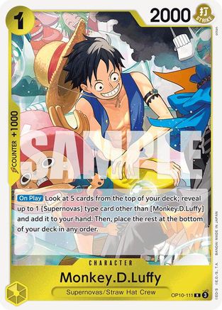 Monkey.D.Luffy (111) (OP10-111) (Foil)