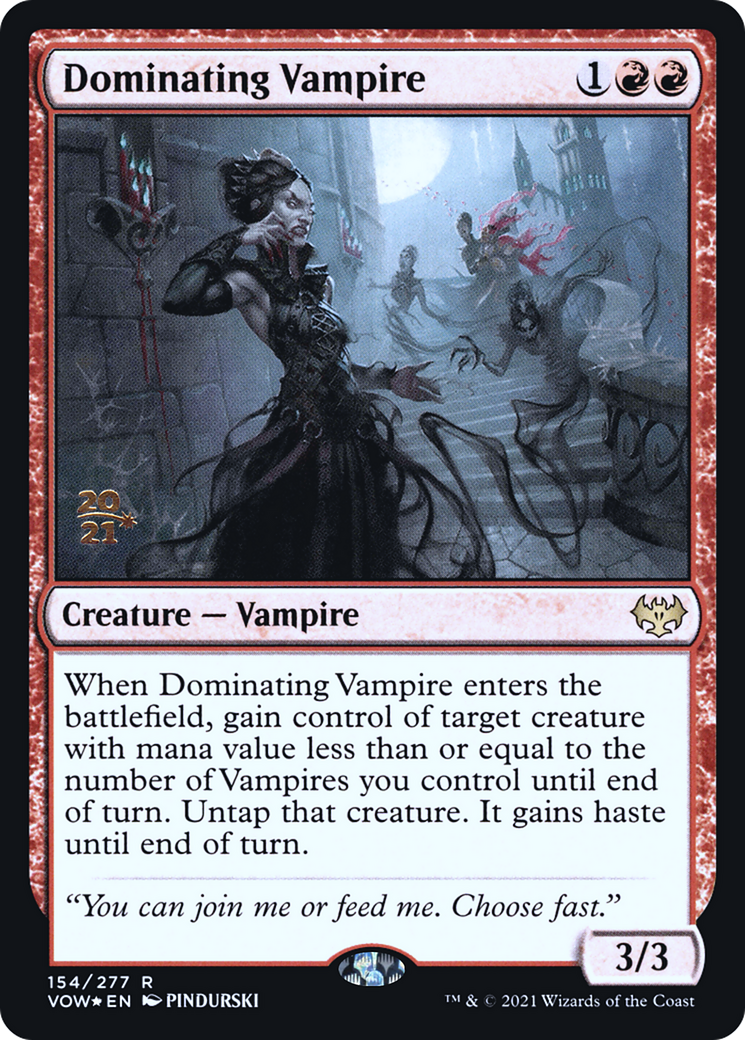 Dominating Vampire (PRE-154S) (Foil)