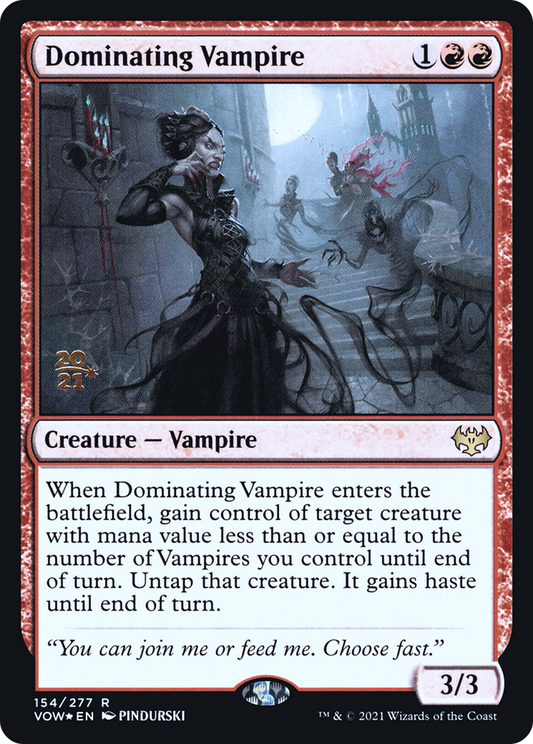 Dominating Vampire (PRE-154S) (Foil)