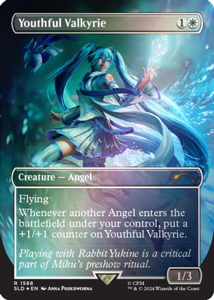 Youthful Valkyrie (Rainbow Foil) (SLD-1588)