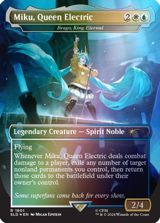 Miku, Queen Electric - Brago, King Eternal (Rainbow Foil) (SLD-1601)