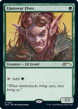 Llanowar Elves (1553) (SLD-1553)