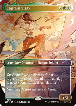 Captain Sisay (1913) (Rainbow Foil) (SLD-1913)