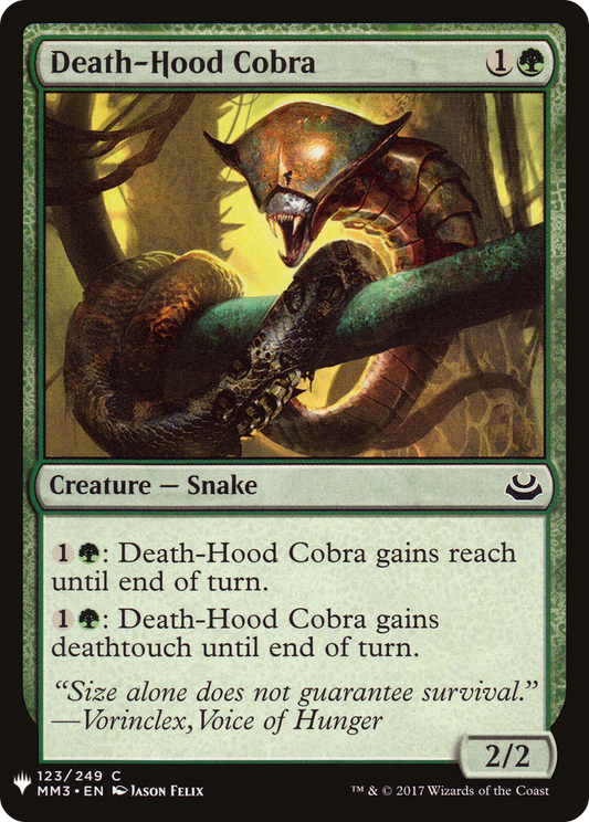 Death-Hood Cobra (LIST-MM3-123)