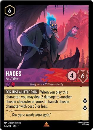 Hades - Fast Talker (7-052) (Cold Foil)
