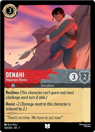 Denahi - Impatient Hunter (7-124) (Cold Foil)