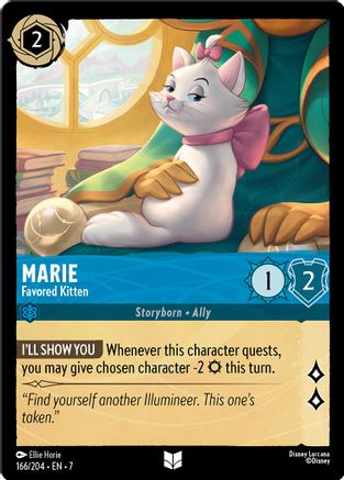 Marie - Favored Kitten (7-166) (Cold Foil)