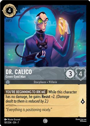 Dr. Calico - Green-Eyed Man (7-181) (Cold Foil)