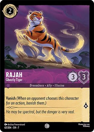 Rajah - Ghostly Tiger (7-062) (Cold Foil)