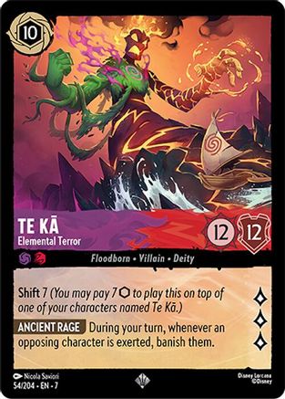 Te Ka - Elemental Terror (7-054) (Cold Foil)