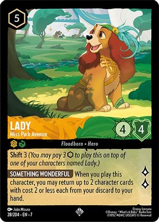 Lady - Miss Park Avenue (7-028) (Cold Foil)