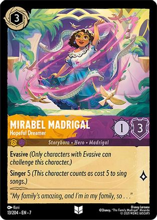 Mirabel Madrigal - Hopeful Dreamer (7-013) (Cold Foil)