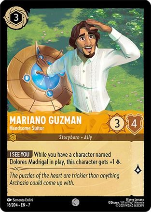 Mariano Guzman - Handsome Suitor (7-016)