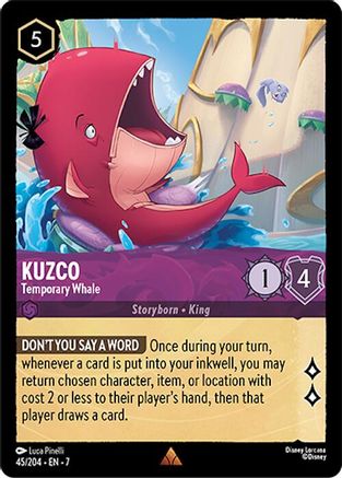 Kuzco - Temporary Whale (7-045) (Cold Foil)
