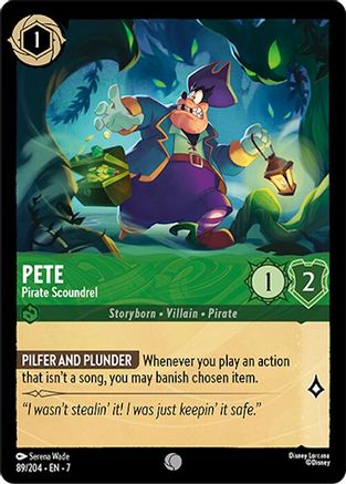 Pete - Pirate Scoundrel (7-089) (Cold Foil)