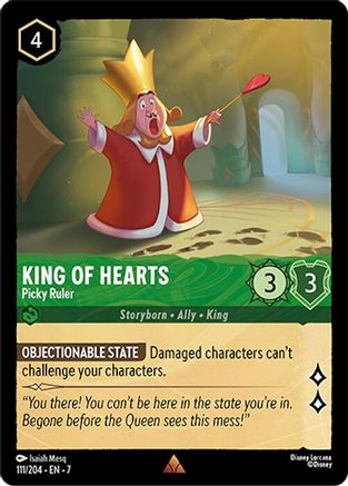King of Hearts - Picky Ruler (7-111) (Cold Foil)
