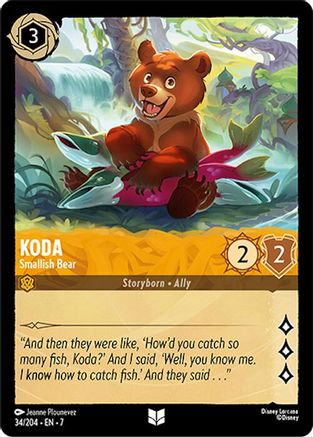 Koda - Smallish Bear (7-034) (Cold Foil)