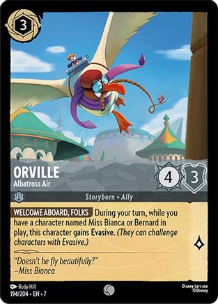 Orville - Albatross Air (7-194) (Cold Foil)