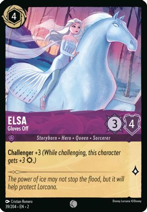 Elsa - Gloves Off (Errata Version) (2-039) (Cold Foil)