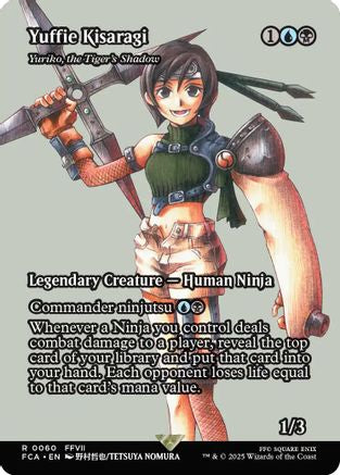 Yuffie Kisaragi / Yuriko, the Tiger's Shadow (FCA-060) (Borderless) (Foil)
