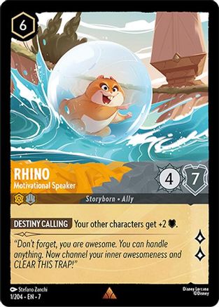Rhino - Motivational Speaker (7-001) (Cold Foil)