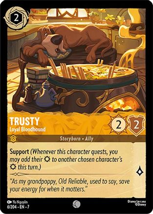 Trusty - Loyal Bloodhound (7-006) (Cold Foil)