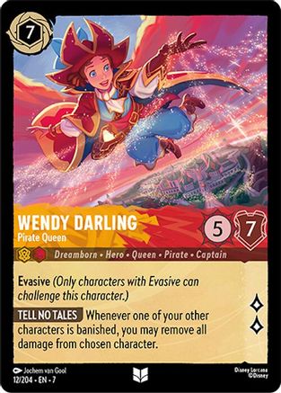 Wendy Darling - Pirate Queen (7-012) (Cold Foil)