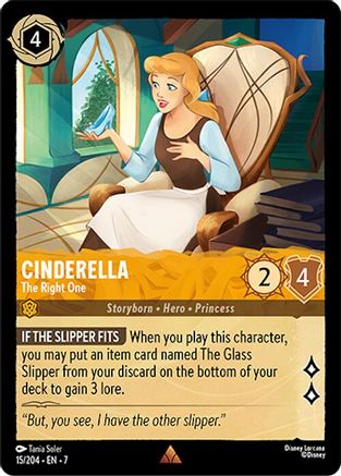 Cinderella - The Right One (7-015) (Cold Foil)