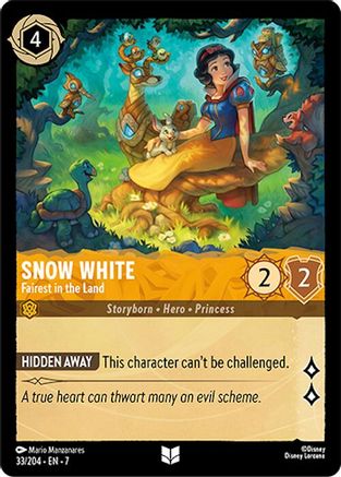 Snow White - Fairest in the Land (7-033) (Cold Foil)