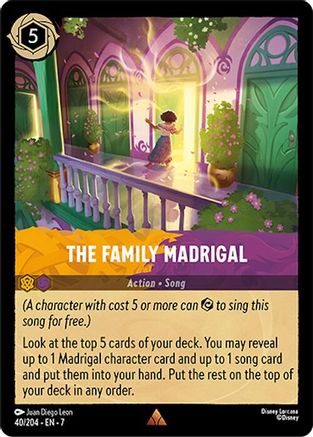 The Family Madrigal (7-040) (Cold Foil)