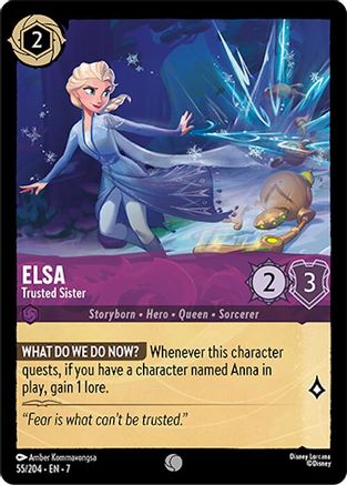 Elsa - Trusted Sister (7-055) (Cold Foil)