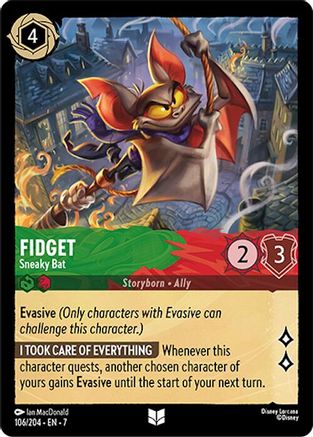 Fidget - Sneaky Bat (7-106) (Cold Foil)