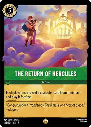 The Return of Hercules (7-118) (Cold Foil)