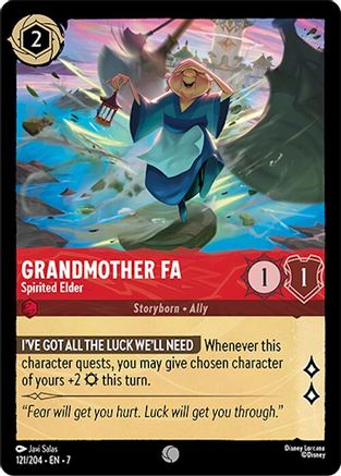 Grandmother Fa - Spirited Elder (7-121) (Cold Foil)