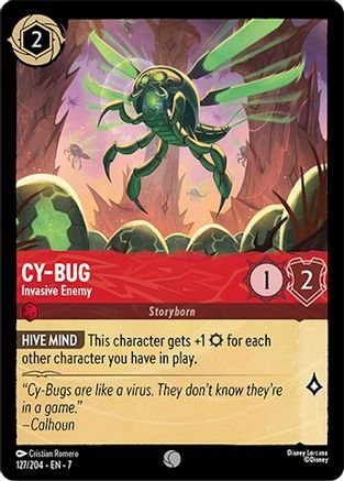 Cy-Bug - Invasive Enemy (7-127) (Cold Foil)