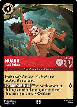 Moana - Island Explorer (7-134) (Cold Foil)