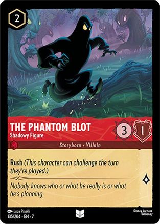 The Phantom Blot - Shadowy Figure (7-135) (Cold Foil)