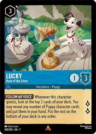 Lucky - Runt of the Litter (7-160)