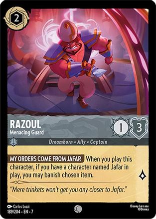 Razoul - Menacing Guard (7-189) (Cold Foil)