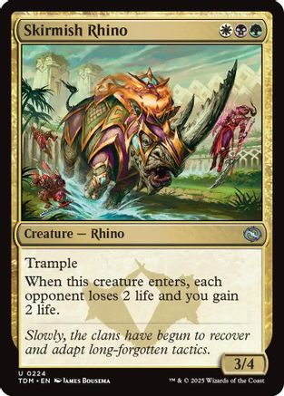 Skirmish Rhino (TDM-224) (Foil)