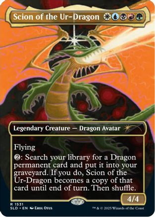 Scion of the Ur-Dragon (Rainbow Foil) (SLD-1531)