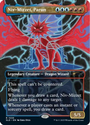 Niv-Mizzet, Parun (Rainbow Foil) (SLD-1530)
