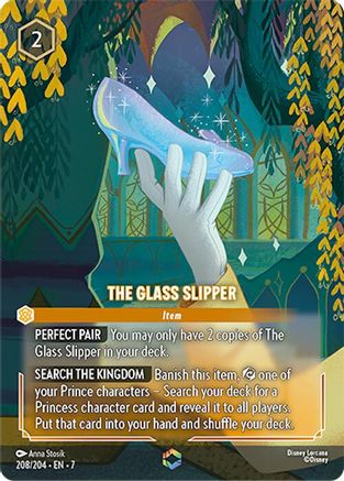 The Glass Slipper (Enchanted) (7-208) (Holofoil)
