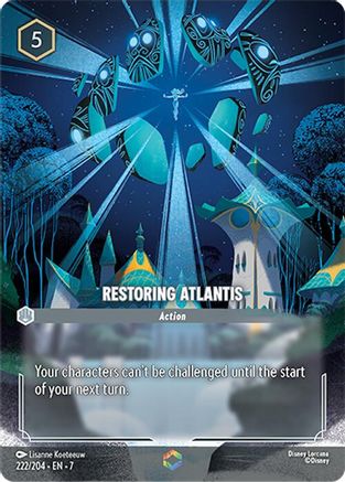 Restoring Atlantis (Enchanted) (7-222) (Holofoil)