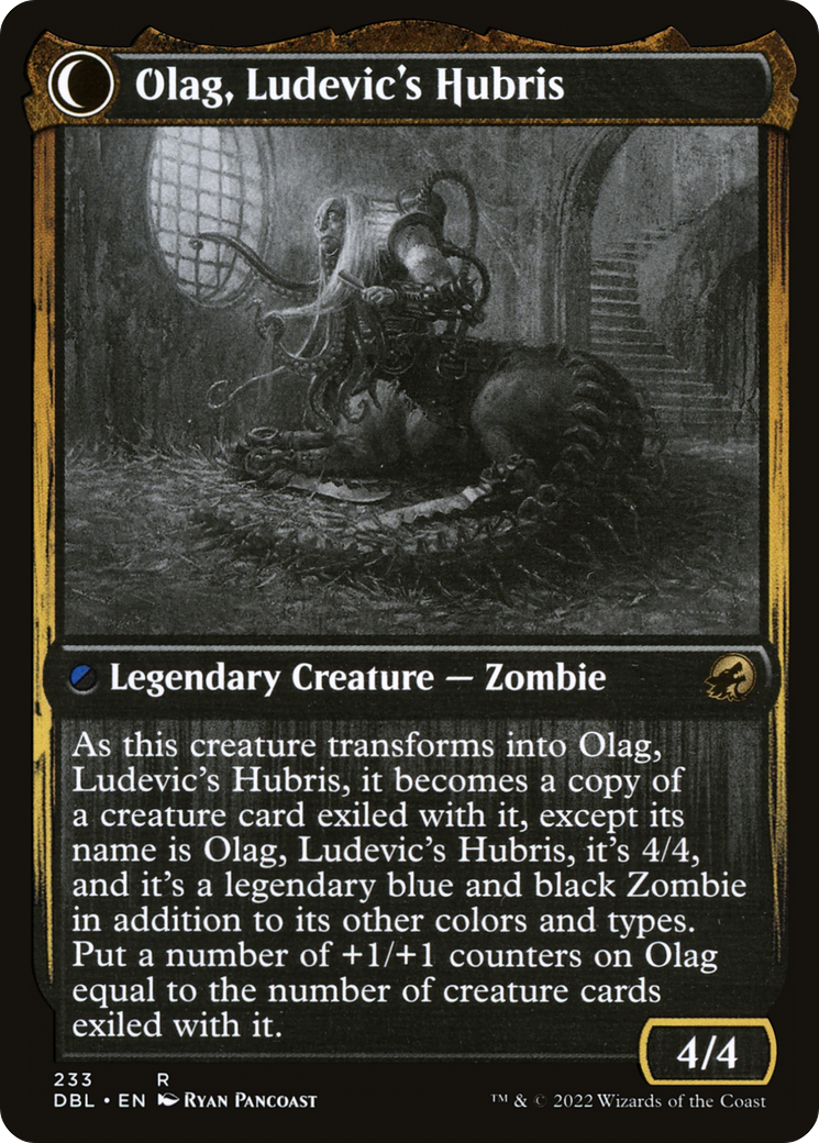 Ludevic, Necrogenius // Olag, Ludevic's Hubris (DBL-233) (Foil)